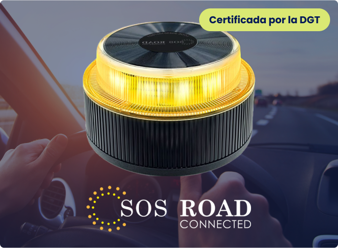 Baliza V16 SOS Road Connected: tecnología y seguridad en emergencias