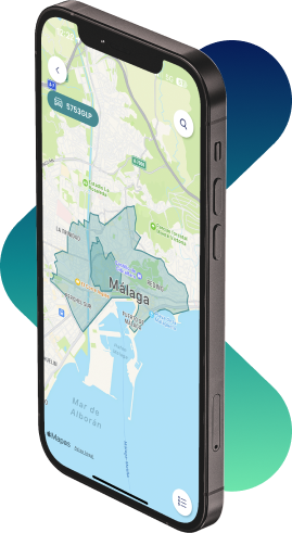 mapa de zona ZBE en malaga